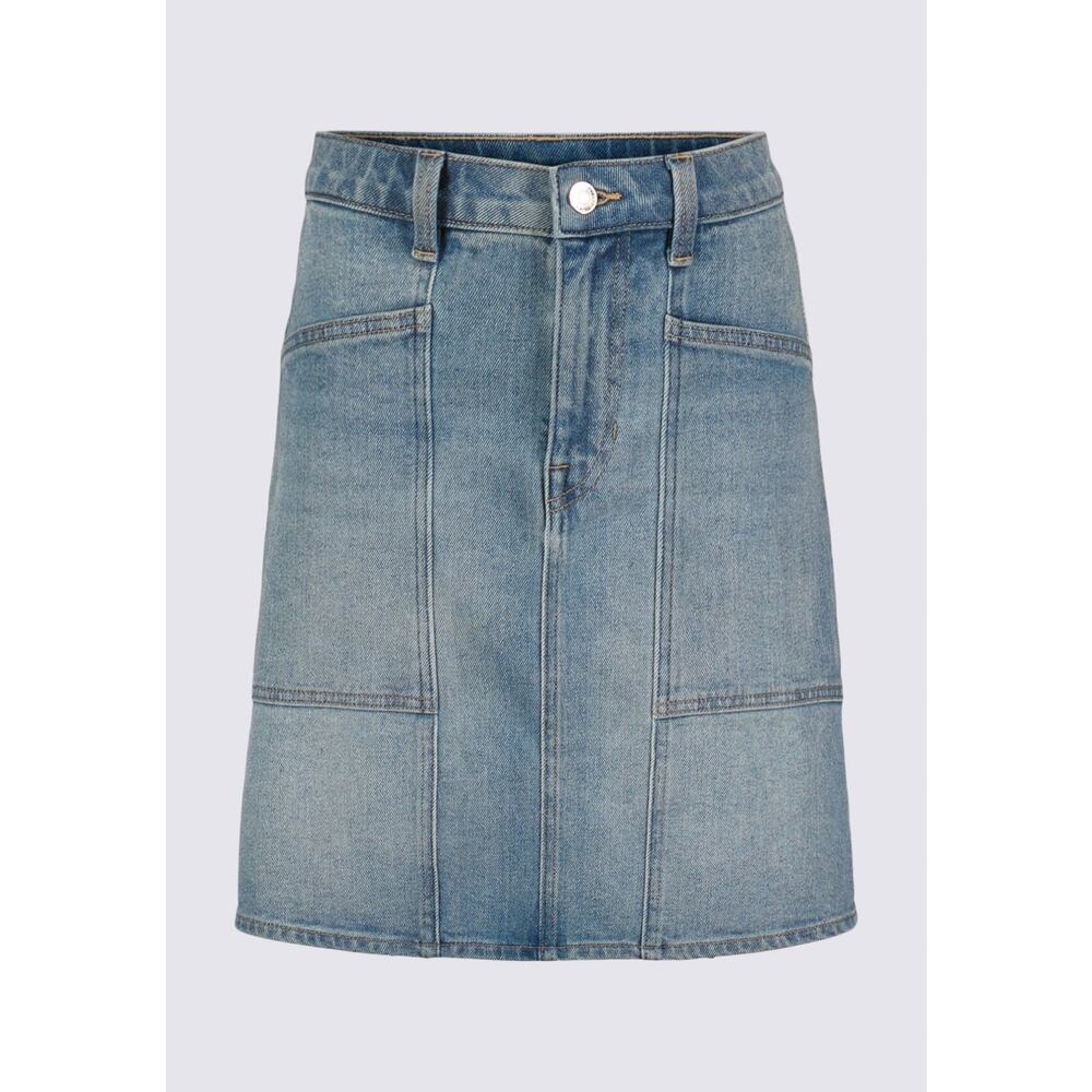 NEW w/Tags!! Buffalo Sophia High Waist Mid Length Jean Skirt Indigo 28 MSRP $69
